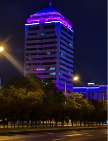 威(wei)海(hai)衞(wei)生大(da)廈亱景(jing)亮化